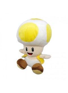 Little Buddy Super Mario All Star Collection 1589 Yellow Toad Stuffed Plush, 8" 