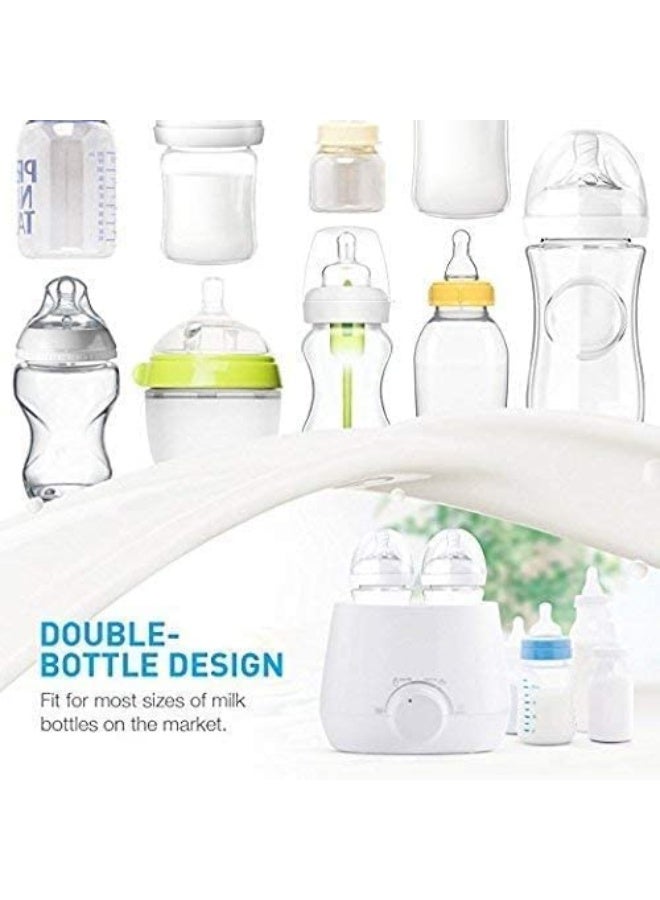 Real Bubee Baby Bottle Warmer, Steam Sterilizer & Baby Food Heater, 3-in-1 with Evenly Warming Breast Milk or Formula, Accurate Temperature Control, Bottle Brush and Tongs Included - Image 4