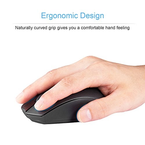 AURTEC Type C Wireless Mouse, AURTEC 2.4GHz USB-C Wireless Mice for Laptop and More USB-C Devices - Image 5