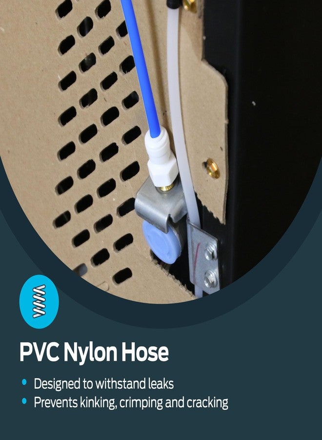 إيست مان موصل مياه مرن من مادة البولي إيثيلين تيريفثالات (PEX) بطول 8 أقدام من إيستمان مع صواميل نحاسية، 48316 - Image 4