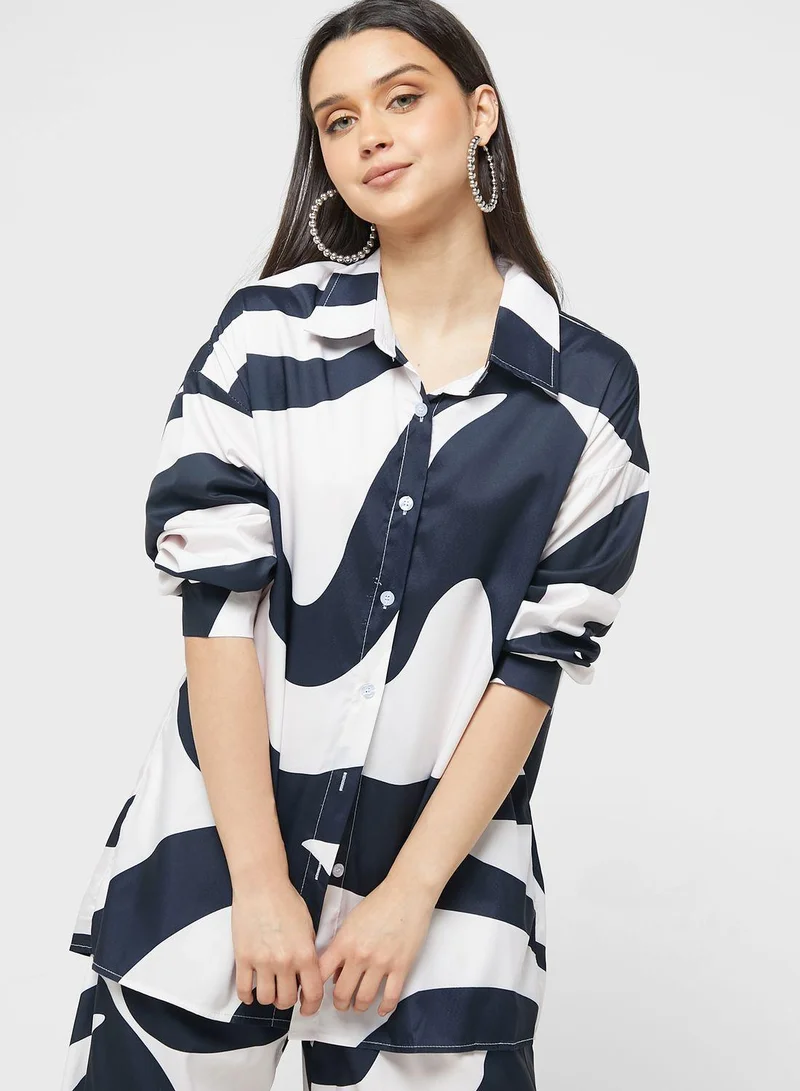 Ginger  Printed Pant Set for Women | Best Price UAE