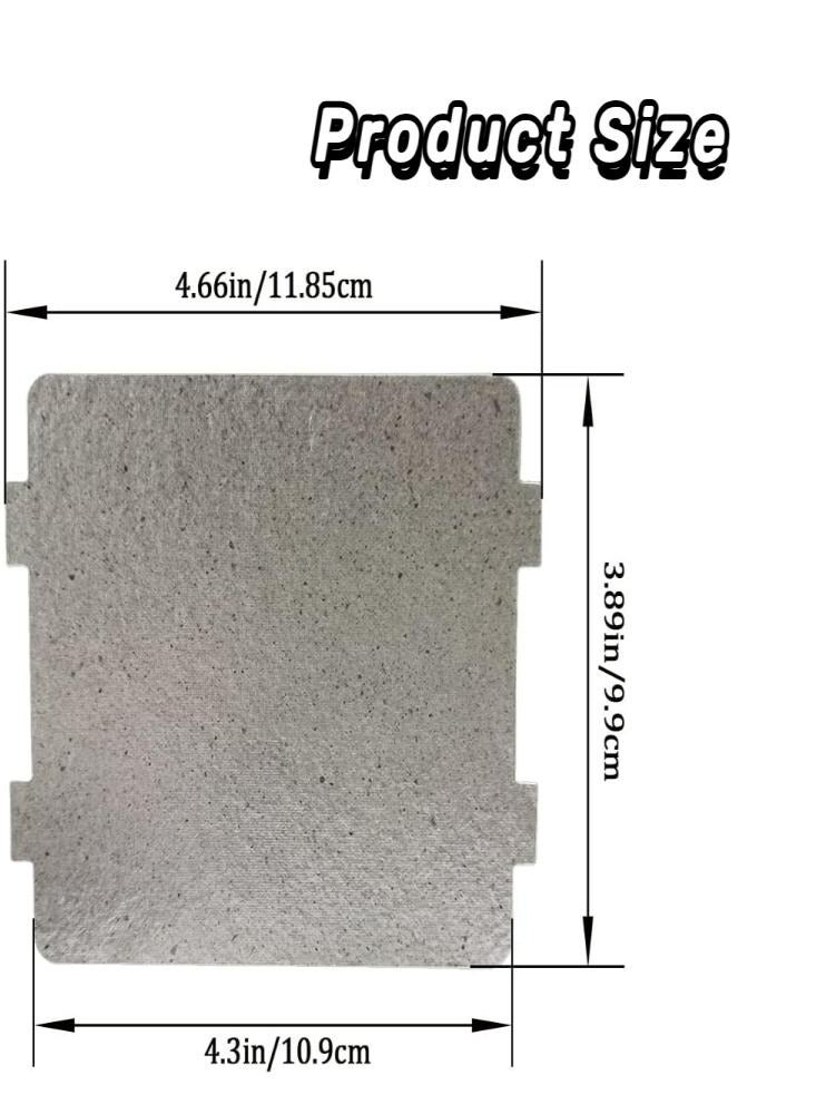 Oasisgalore Oasisgalore 2pcs Waveguide Cover Replacement Microwave Oven Parts Mica Plate Sheet - Image 2