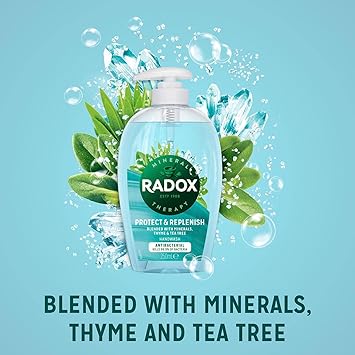 Radox Antibacterial Plus Replenish Hand Wash 250ml Cleanse Nourish Your Hands - Image 5