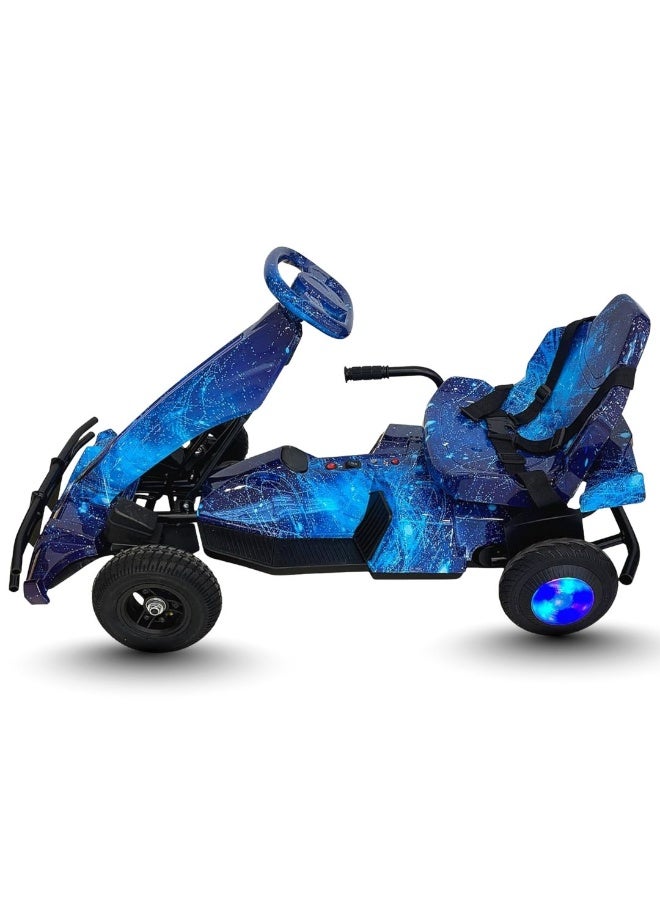 Kids Electric Ride-On Go Kart 36V Battery Blue - Image 3