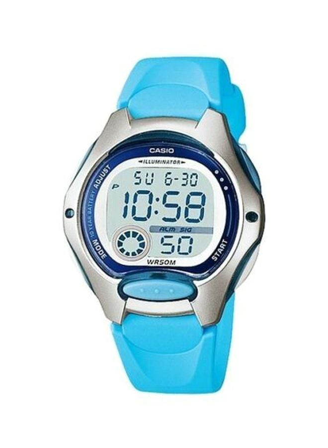 CASIO Women Water Resistant Digital Watch LW-200-2BVDF - 35 mm - Blue - Image 1