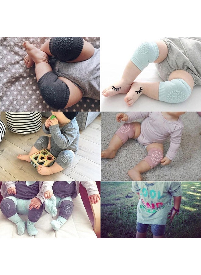 TFTSR Baby Knee Pads for Crawling (5 Pairs), Walking Protector Knee Pads For babies Toddler Kids Girls Boys 1-3 - Image 2