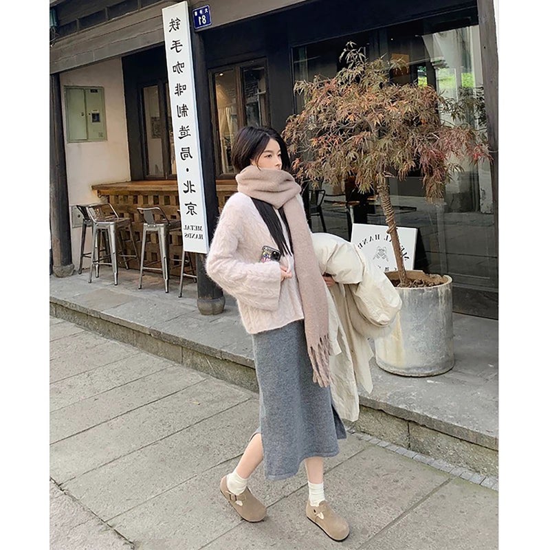 Baotou Half-Slip Birkenstock Shoes For Women, New Style, Vintage Leather Mules, Flat Casual Genuine Leather Ugly-Cute Birkenstock Shoes - Image 3