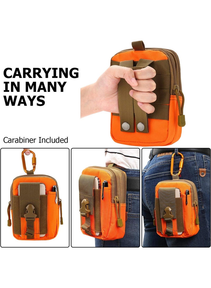 حقيبة خصر تكتيكية EDC Molle لحزام الخصر، حقيبة هاتف، حافظة، حقيبة حمل للهواتف الذكية والأدوات - Image 4