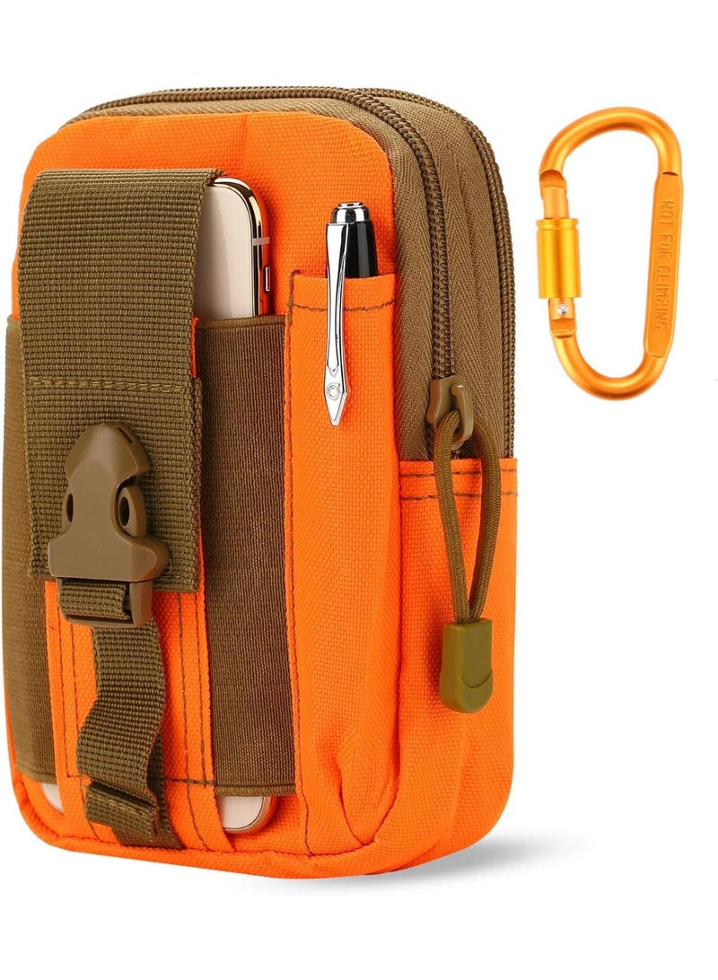 حقيبة خصر تكتيكية EDC Molle لحزام الخصر، حقيبة هاتف، حافظة، حقيبة حمل للهواتف الذكية والأدوات - Image 1