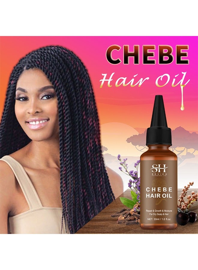 Sevich 100% Naturals Chebe Hair Oil，African Chebe Powder Serum, Hair Loss Treatments Repair Damaged Moisture Hair Regrowth Treatments 30ML - Image 2