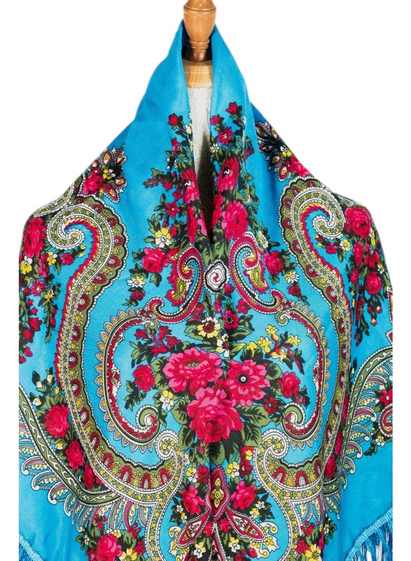 دىدانيالا شال قطن بشرّابات نسائي من ماشا - طراز أوروبا الشرقية - Image 3