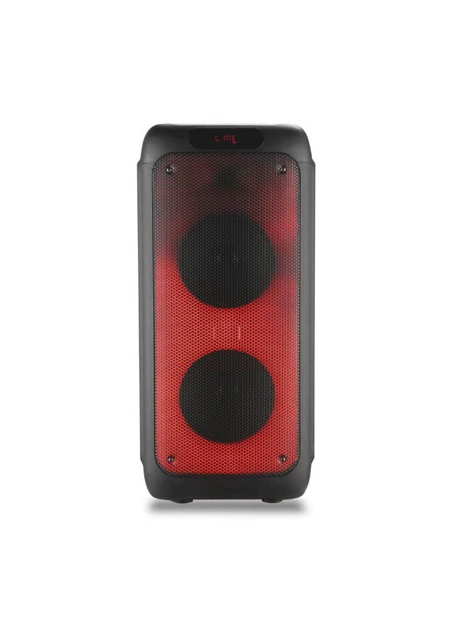 Crony RX-8280 Speaker Speaker 8 inch portable speaker trolley and battery Big power dj bass speakers active professional outdoor Speaker - Image 1