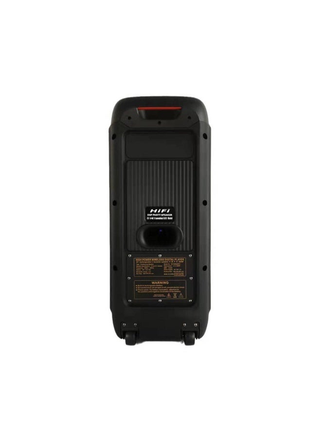 Crony RX-8280 Speaker Speaker 8 inch portable speaker trolley and battery Big power dj bass speakers active professional outdoor Speaker - Image 5