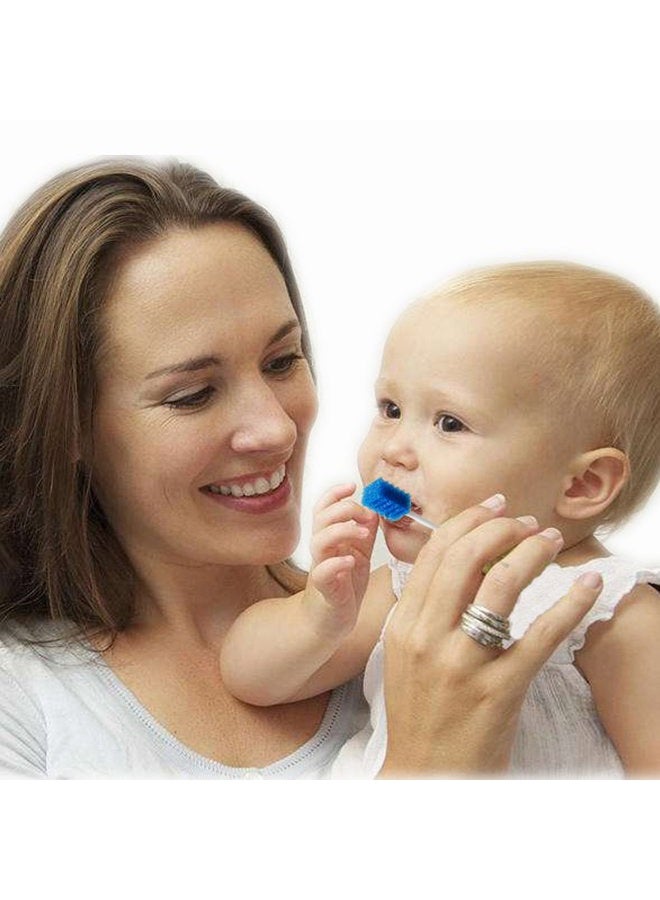 MUNKCARE Disposable Oral Sponge Swabs Unflavored-Dental Sponge Swabsticks Unflavored for Mouth & Gum Cleaning 100 Counts (Blue Coarse) - Image 3