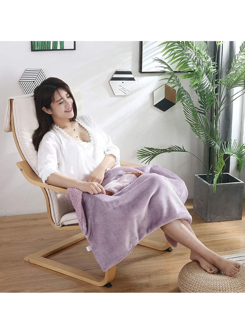 general Electric Heated Blanket Outdoor Soft Flannel Heated Wrap Electric Throw Blanket Portable USB Throw Heating Pad Travel Double the comfort 60*80 - Image 1