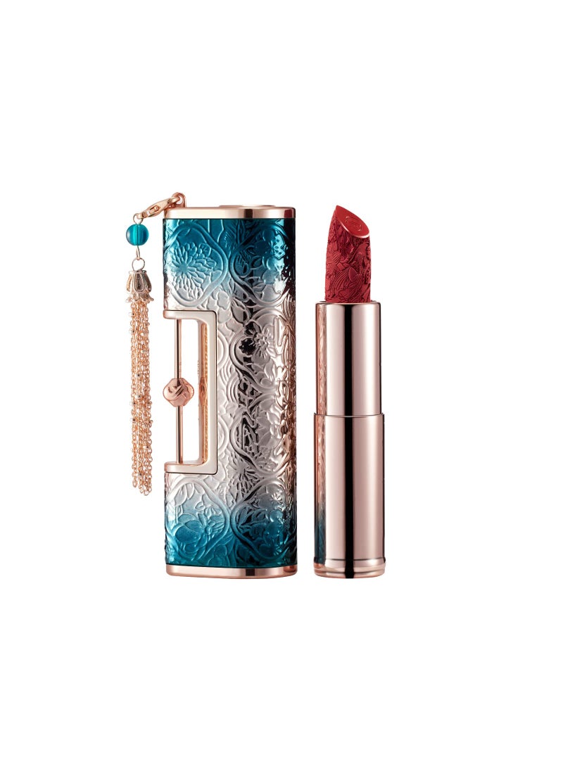 Florasis - FLORASIS Blooming Rouge Love Lock Lipstick Long-Lasting Sculpting Lipstick Misty Matte Finish Lightweight Nourishing for Everyday Use (M1666 Bed of Roses) - Image 1