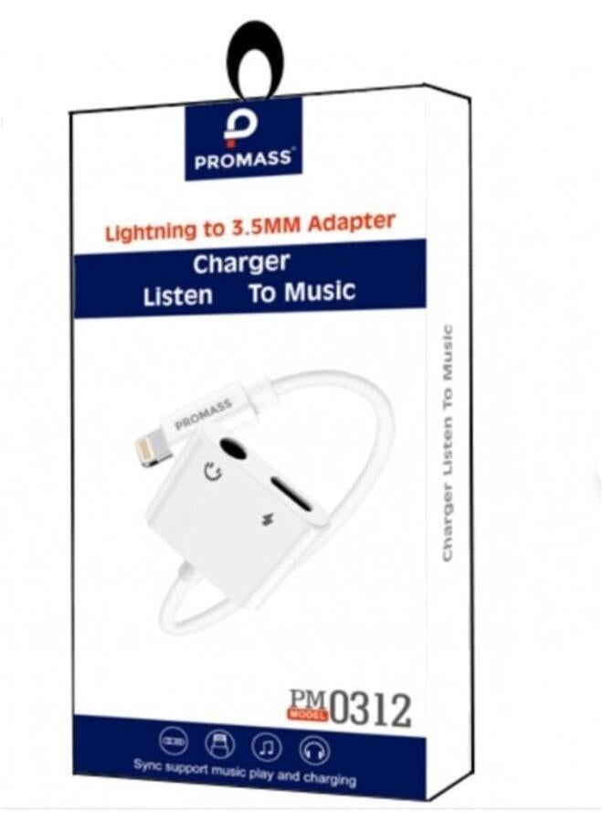PROMASS Promas Charger and AUX Headphone Connector for iPhone - Image 1