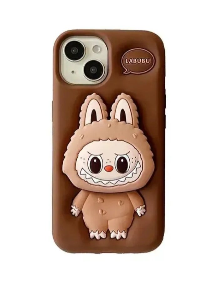 Grace - silicone Case for iphone 16  - Brown - Image 1