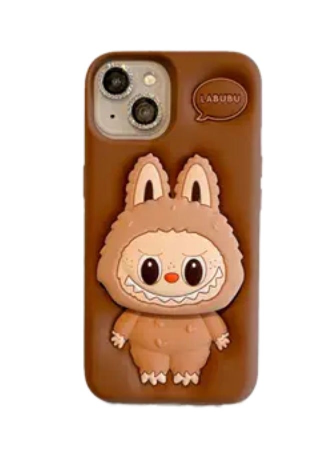 Grace - silicone Case for iphone 16  - Brown - Image 1