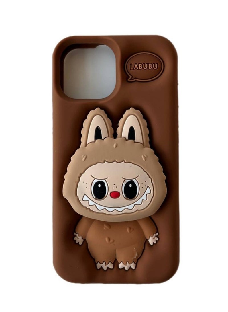 Grace - silicone Case for iphone 16  - Brown - Image 1