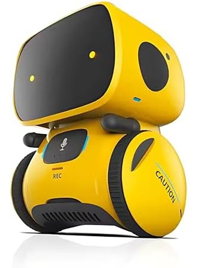 أر إيه سي لعبة روبوت ذكي صغير للأطفال - روبوت يتحدث ويتحكم فيه صوتيًا مع أضواء وأصوات، لعبة تعليمية تفاعلية للأولاد والبنات من سن 3 سنوات فما فوق - Image 1