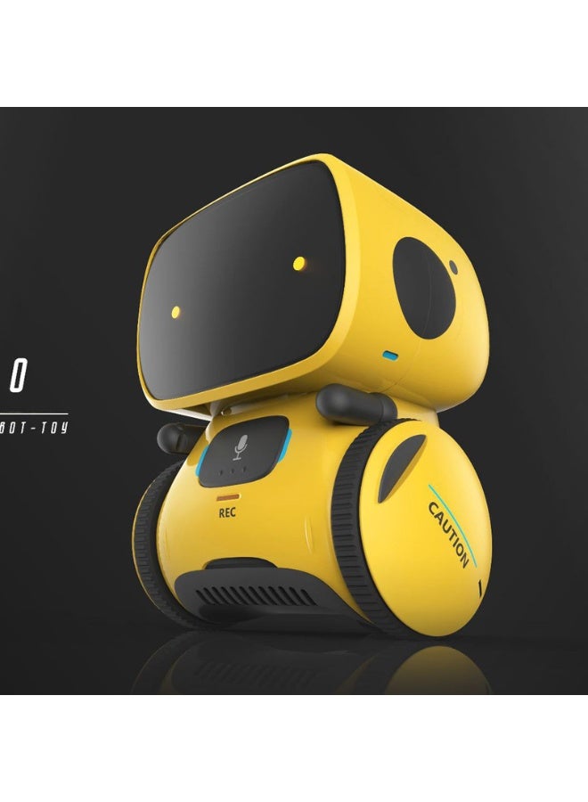 أر إيه سي لعبة روبوت ذكي صغير للأطفال - روبوت يتحدث ويتحكم فيه صوتيًا مع أضواء وأصوات، لعبة تعليمية تفاعلية للأولاد والبنات من سن 3 سنوات فما فوق - Image 2
