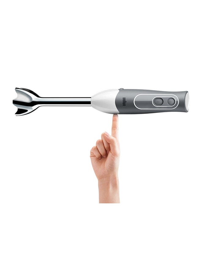 BRAUN Hand Blender MQ 500 Grey/White/Silver - Image 4