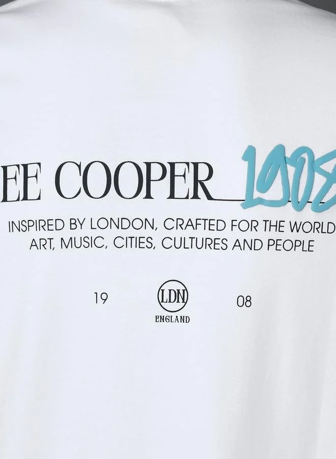 Lee Cooper  Lee Cooper Men Regular Fit Crew Neck Short Sleeve Printed T-shirt for Men | Best Price UAE