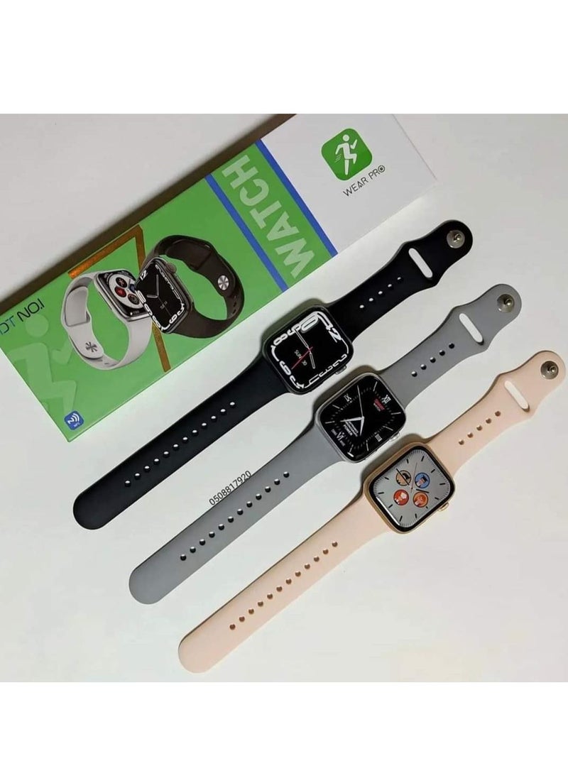 Generic - DT7 Max Smartwatch N0.1 GPS Wireless Charging Smart Watch For iPhone, Android - Black - Image 1