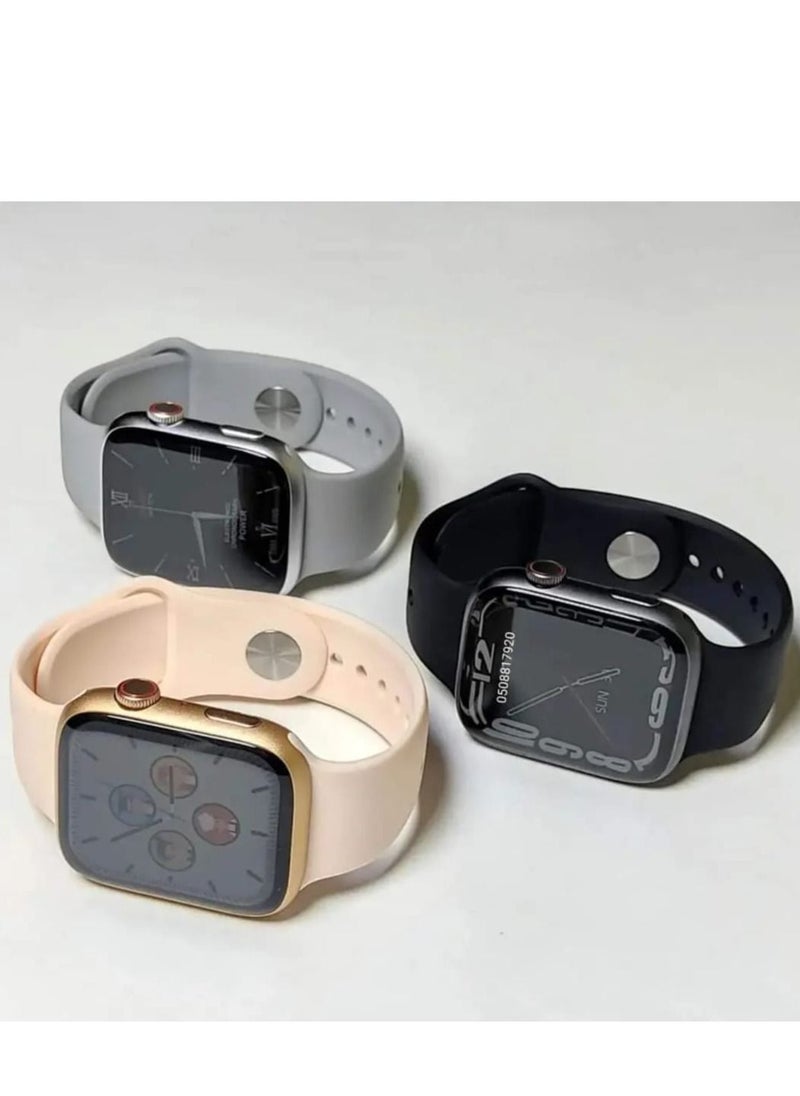 Generic - DT7 Max Smartwatch N0.1 GPS Wireless Charging Smart Watch For iPhone, Android - Black - Image 1