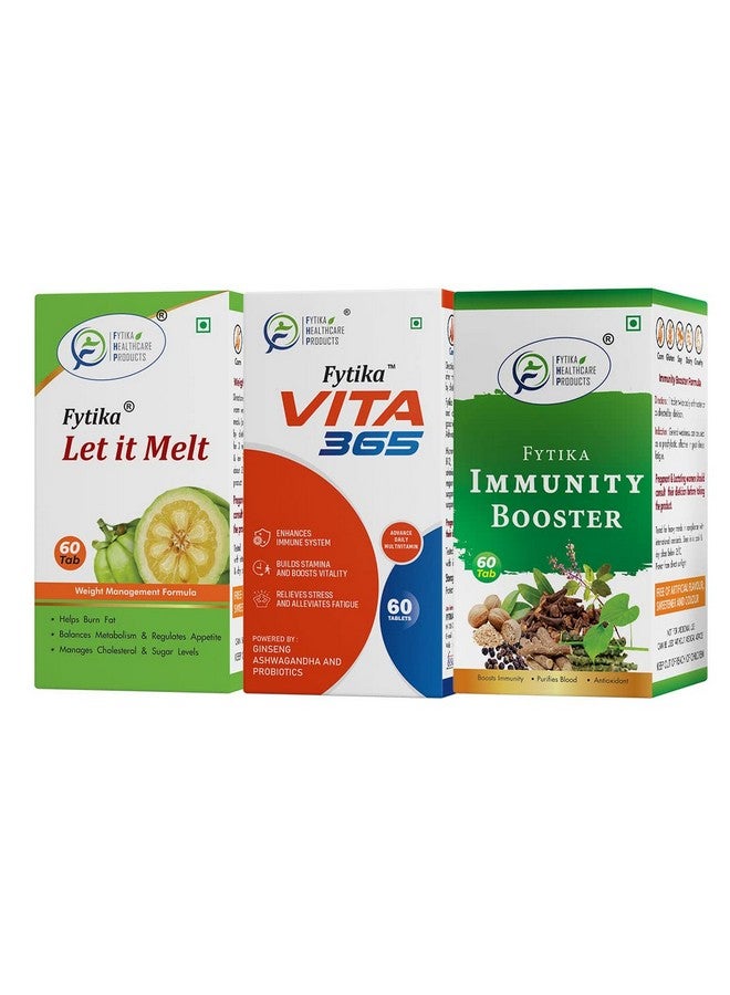 FYTIKA فيتيكا دعها تذوب + فيتا 365 + معزز المناعة (عبوة من 3) - Image 1