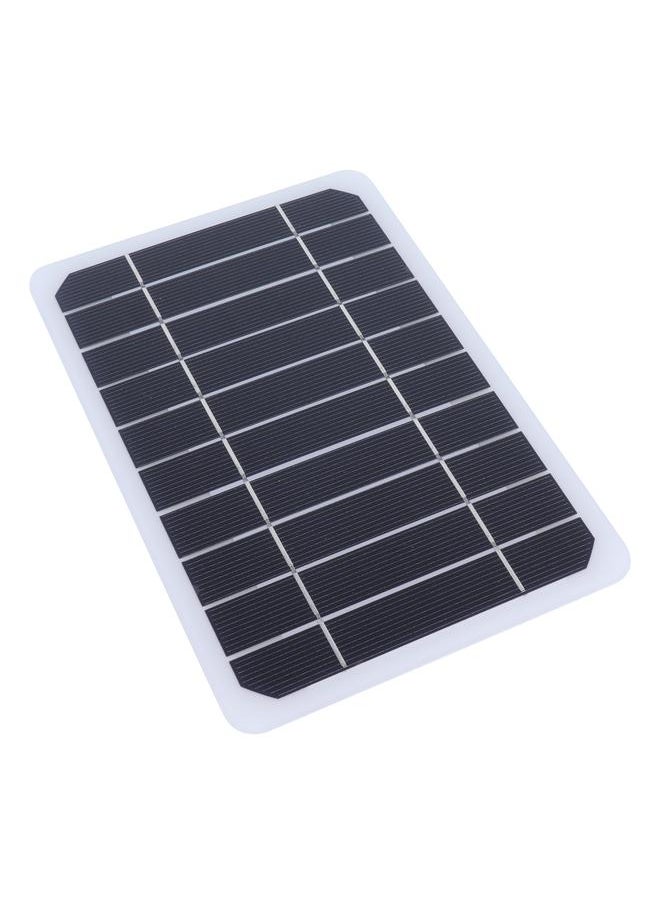 Thoraya - 5W 5V Monocrystalline Solar Panel Outdoor Solar Battery Charger Mobile Power Supply for Charging Mobile Phone - Image 1