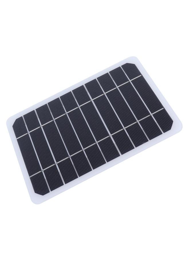 Thoraya - 5W 5V Monocrystalline Solar Panel Outdoor Solar Battery Charger Mobile Power Supply for Charging Mobile Phone - Image 1