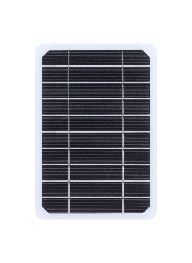 Thoraya - 5W 5V Monocrystalline Solar Panel Outdoor Solar Battery Charger Mobile Power Supply for Charging Mobile Phone - Image 1