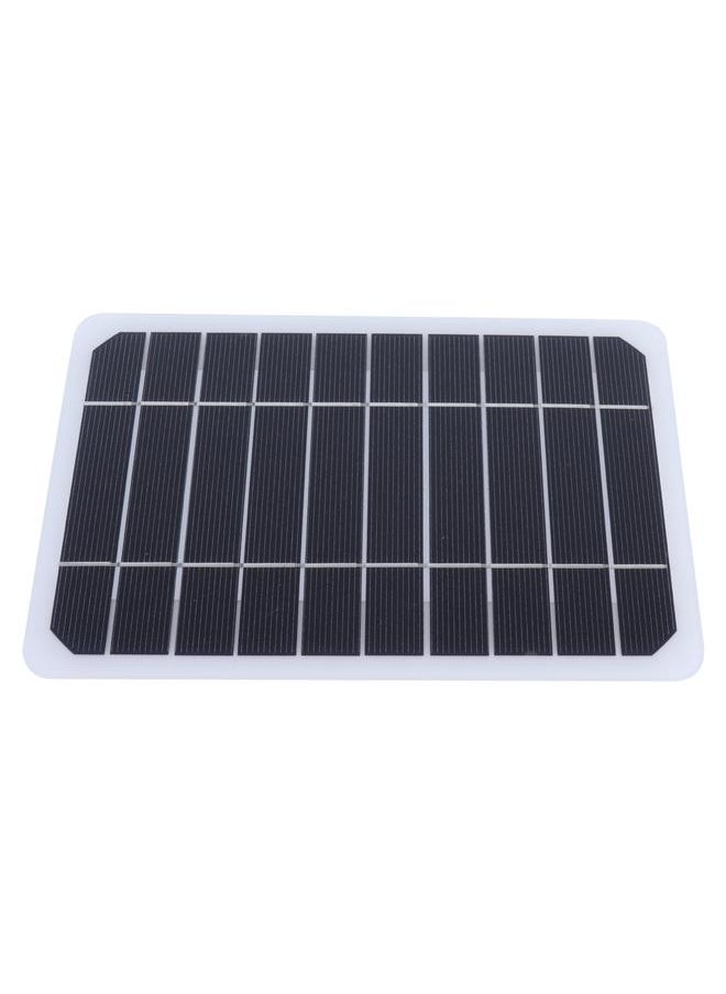 Thoraya - 5W 5V Monocrystalline Solar Panel Outdoor Solar Battery Charger Mobile Power Supply for Charging Mobile Phone - Image 1