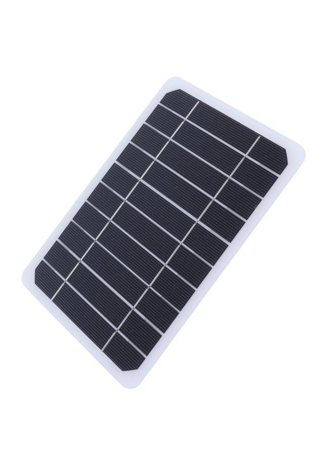 Thoraya - 5W 5V Monocrystalline Solar Panel Outdoor Solar Battery Charger Mobile Power Supply for Charging Mobile Phone - Image 1