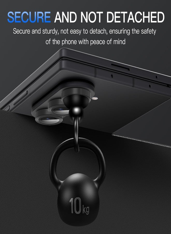 Suoman 2-pack for Samsung Galaxy Z Fold 7 Camera Lens Protector, [CD Lines] Metal Texture Style Tempered Glass Camera Lens Cover [Positioning assistance]- Black - Image 5