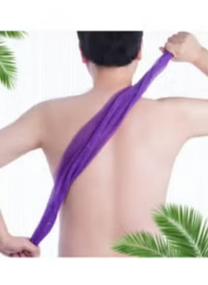 2-Piece Set African Net Exfoliating Long Body Scrubber Bath Sponge - Image 5