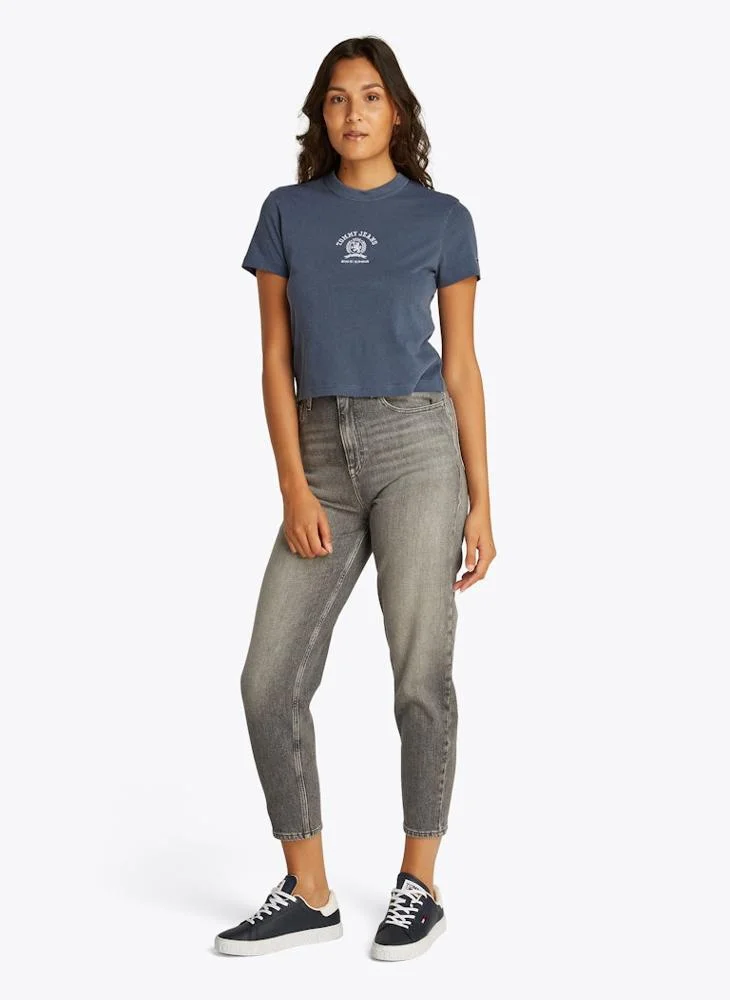 TOMMY JEANS Crew Neck Logo T-Shirt