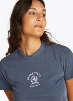 TOMMY JEANS Crew Neck Logo T-Shirt  - Image 3