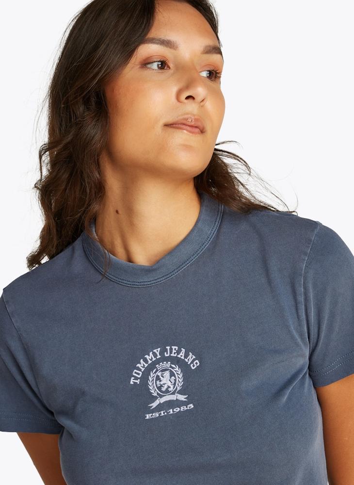 TOMMY JEANS Crew Neck Logo T-Shirt  - Image 3