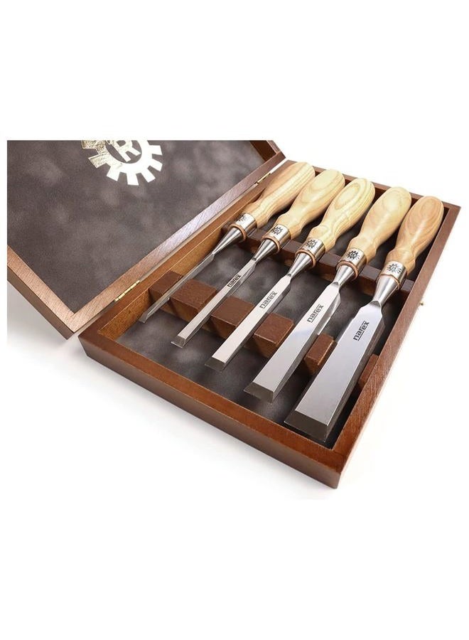 Narex Richter Bevel Edge Chisel Set of 5 - Image 2