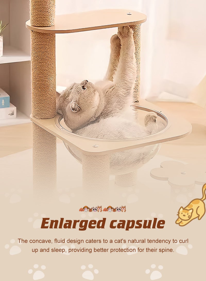 Kidle Cat Tree Cat Climbing Frame Cat Scratching Post Cat Toys - Image 4