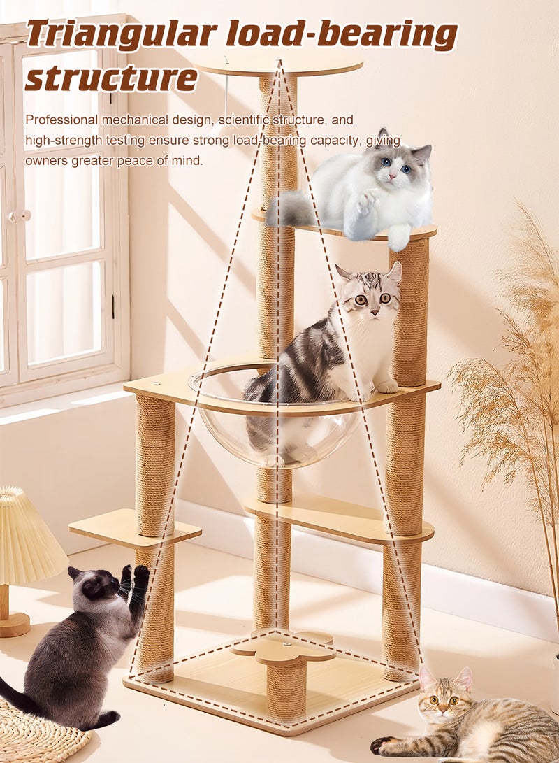 Kidle Cat Tree Cat Climbing Frame Cat Scratching Post Cat Toys - Image 3