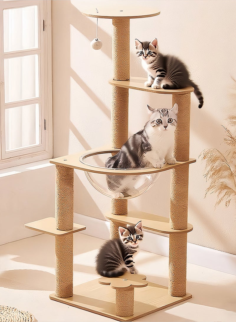 Kidle Cat Tree Cat Climbing Frame Cat Scratching Post Cat Toys - Image 5