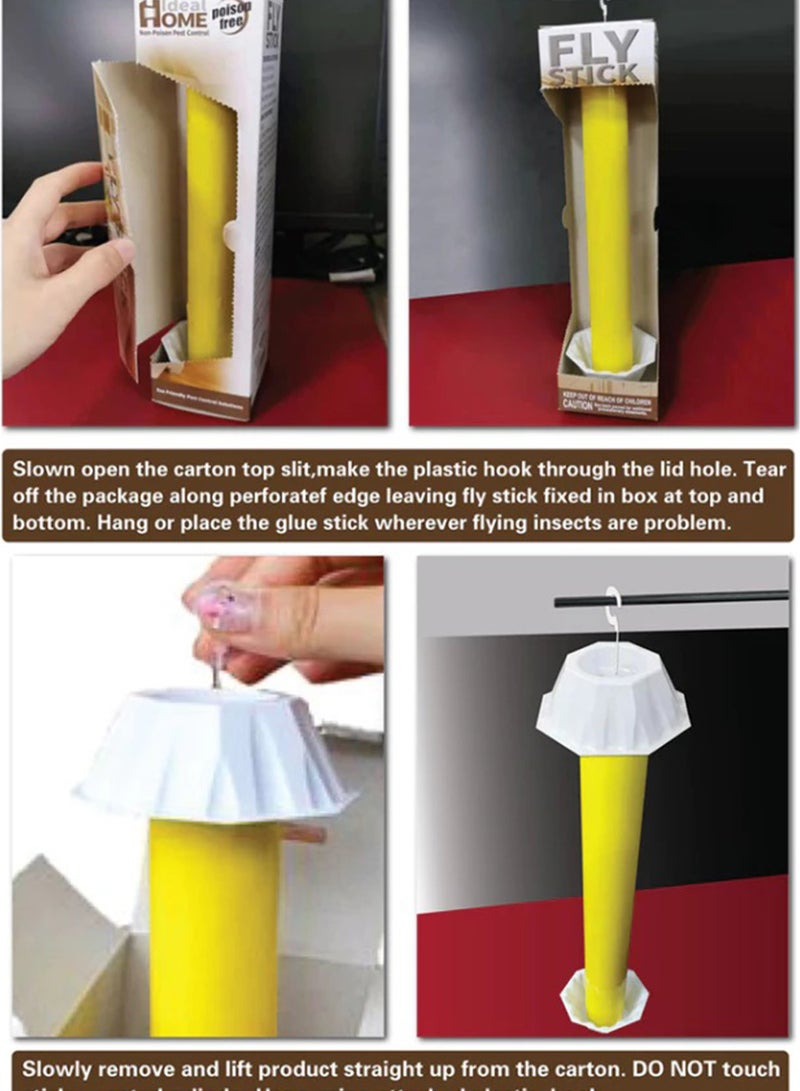 Ideal Home Magic Fly Sticks, Indoor & Outdoor Insects, Odorless & Safe - Image 4