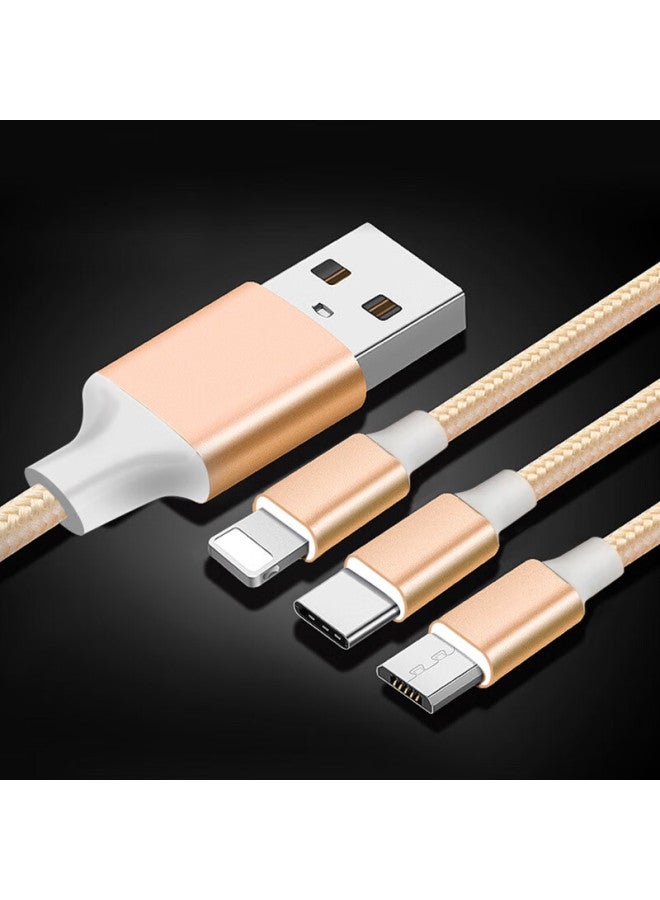 Newmine Apple/type-c/android 3-in 2-meter Data Cable, Multi-device Charging Cord - Image 2