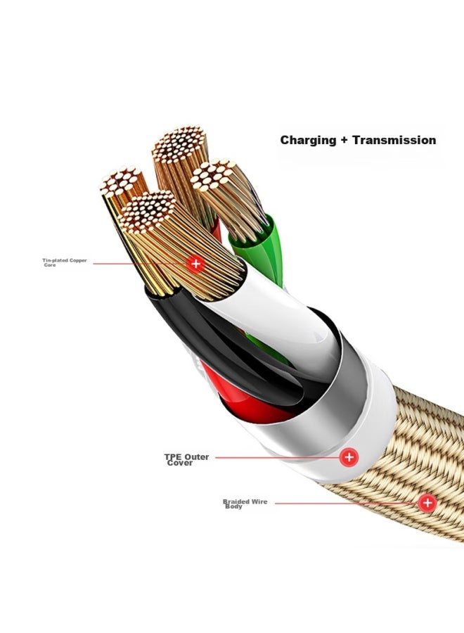 Newmine Apple/type-c/android 3-in 2-meter Data Cable, Multi-device Charging Cord - Image 3