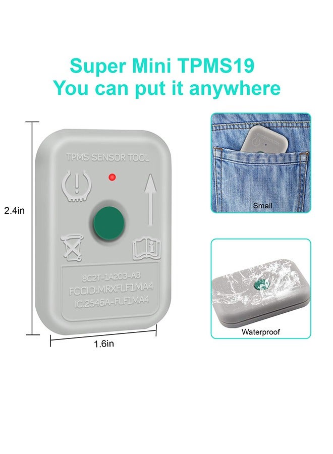TPMS Sensor Tool, TPMS Relearn Tool for F150 Auto TPMS Reset Sensor Programming Training Tools Tire Pressure Monitoring System (TPMS-19 / 8C2Z-1A203-A)