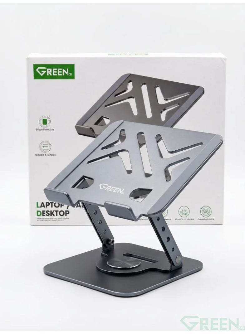 جرين ايكو حامل لابتوب وتابلت قابل للتعديل والطي K19 من GREEN eco - Image 2